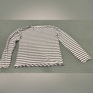 Rag & Bone Navy and White Striped Top